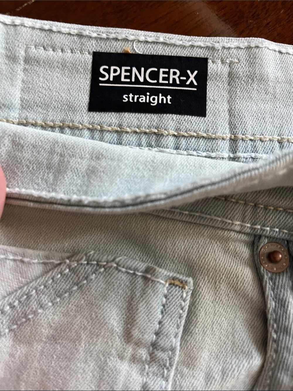 Buffalo David Bitton Spencer-X Straight Denim Shorts 34 NWT Light Wash Stretch - Picture 11 of 11